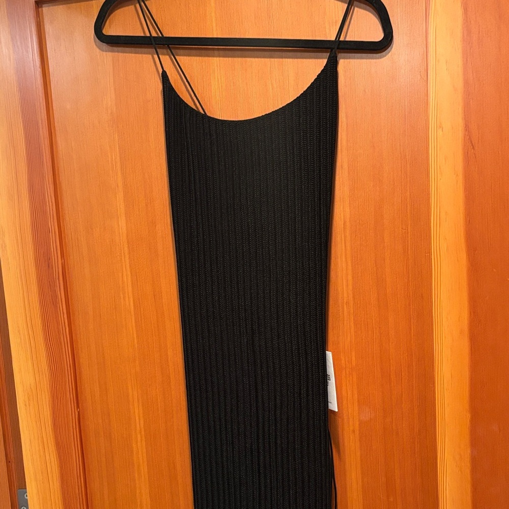 NWT Princess Polly Cerda Knit Elegant Black Maxi Dress
